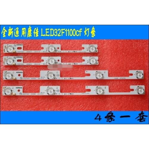 5set(10*4LEDS+10*3 LEDs) LED backlight bar for TV LED32F1160CF LED32F1100CF 35019911 35019908 LEDs=3V