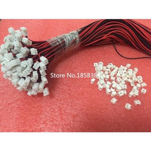 9000SETS Mini Micro JST 2.0 PH 2-Pin Connector plug with Wires Cables 300MM