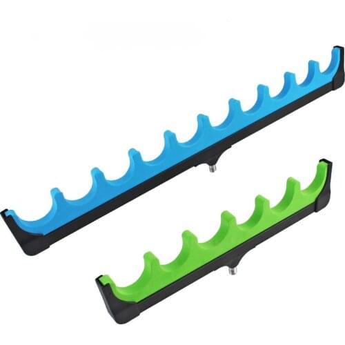 Fishing Rod Holder 6/10-Slot Tripod Anti-Scratch Pole Rest Head Replacement Highly Elastic Soft Touch Wonderful Fishing Tool