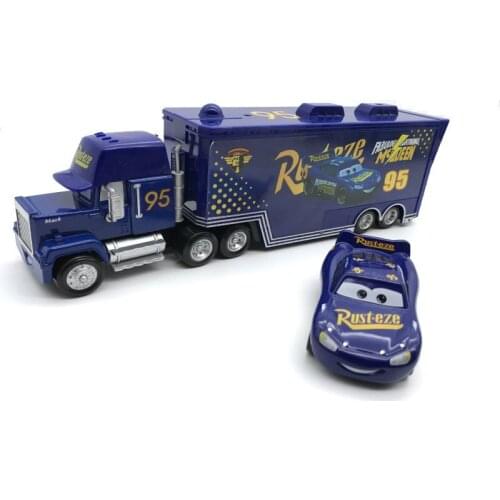 Disney Pixar Cars23 McQueen Hicks Uncle McQueen Hicks 1:55 Die-casting Metal Alloy Plastic Model Toy Car Childrens Gift