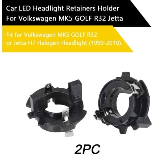 LED Headlight Retainers Holder Car Bulb Holder Adapter Socket LED Headlight Base Buckle For Volkswagen MK5 GOLF R32 Jetta