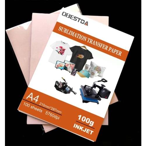 100gsm A3 A4 20/ 100 sheets per lot inkjet printing sublimation heat transfer photo paper