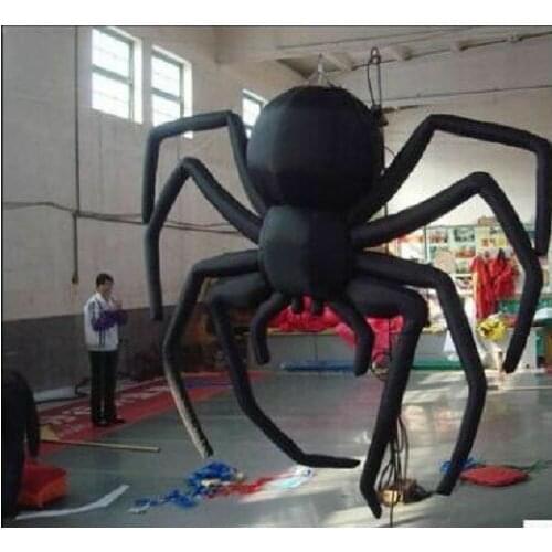 Giant Party Decoration Halloween Inflatable Hanging Spider for Sale event decoration 3m/10ft Top Quality