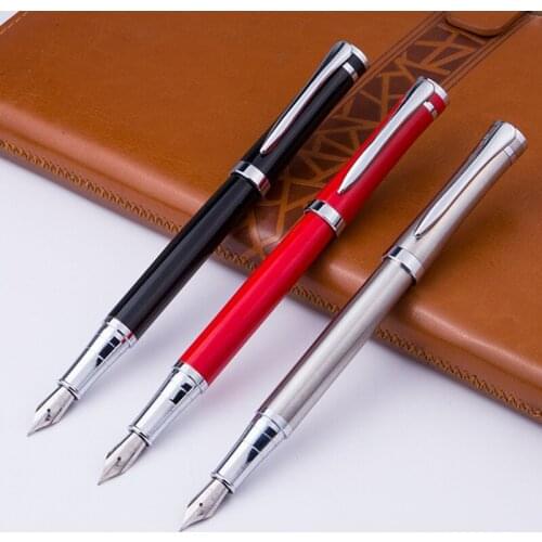 Good Quality Metal Fountain Pen Luxury Stationery for School Office Pens for Writing Estuches School Metal Fountain Pen P141