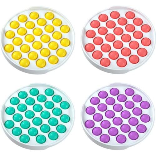 Push Bubble Fidget Toys Autism Special Needs Stress Reliever Relieve Stress Increase Focus Interactive Soft Squeeze Toy