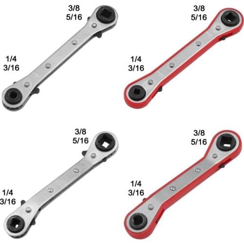 Ratcheting Wrench Air Conditioner Ratcheting Service Wrench for Refrigeration Equipment, Equipment Repair LX0D