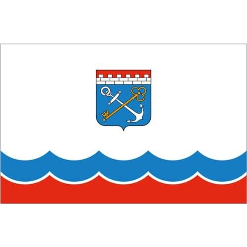 Leningrad Oblast Flag Russia State Flag 150X90CM 100D Polyester 3x5FT brass grommets custom flag