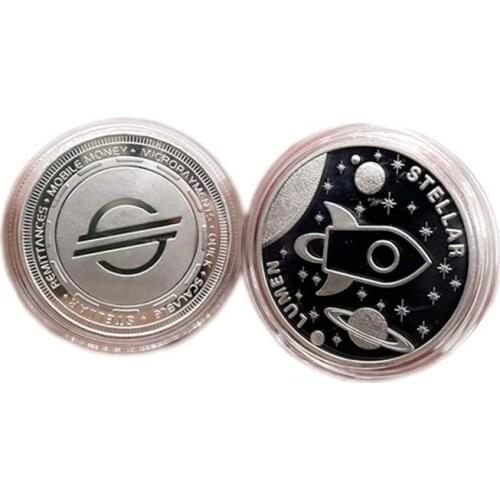 Lumen Stellar Quick Micropayment Currency Commemorative Crypto Coin Cryptocurrency Collectible Great Gift