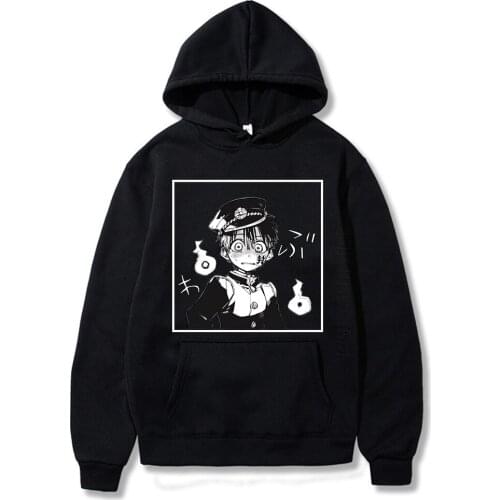 Kawaii Japanese Anime Toilet Bound Hanako Kun Long Sleeves Daily Casual Men Streetwear Hoodies Hoodie