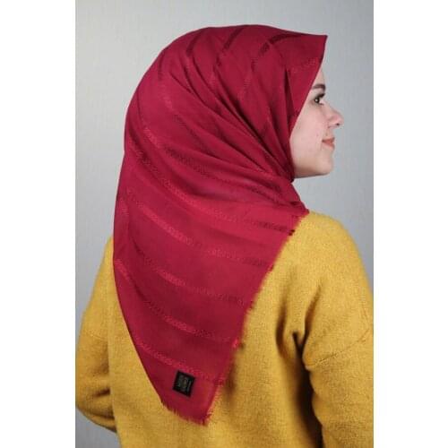 FASHION CASHMERE THE STRIPE COTTON SCARF-DESEN-02-RENK-01