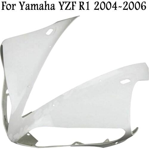 New Motorcycle Unpainted Upper Front Cowl Nose Fairing For Yamaha YZF R1 2004 2005 2006