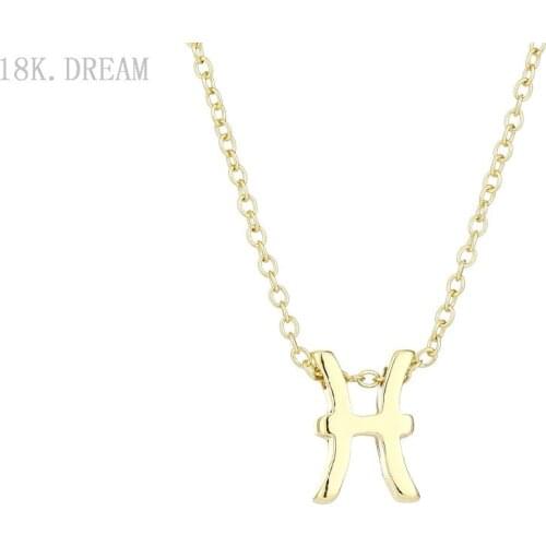 Pisces Necklace Constellation Necklace Celestial Pisces Zodiac Astrology Jewelry February March Birthday Gift Bridesmaid Gift