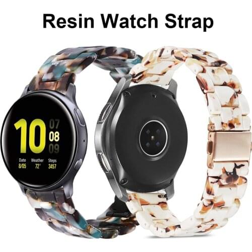 Lightly Band for Samsung Galaxy Watch 3 Straps Replacement for Fossil Gen 5 Bracelet 22mm Watch Bands Resin for Amazfit BIP 20mm