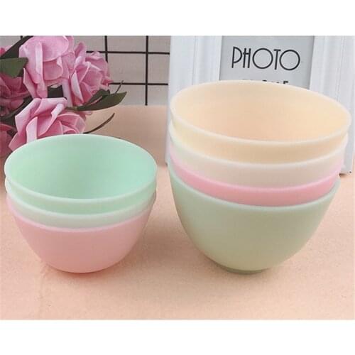 DIY Silicone Facial Masks Making Bowl DIY Cosmetic Tool Mixing Bowl Beauty Makeup Devices Handmade DIY Paint Seasoning Container