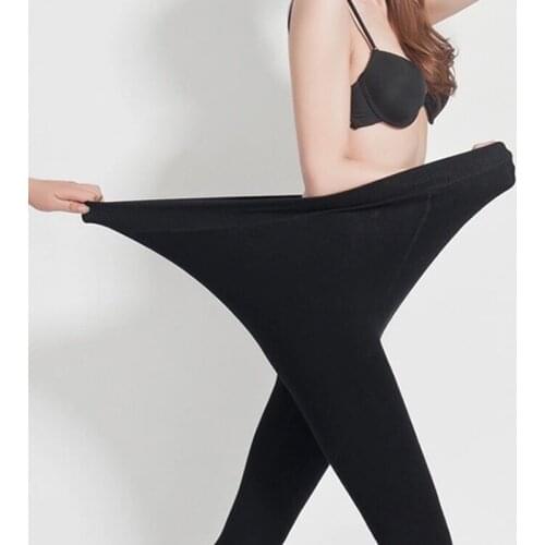 NW58 Autumn Spring Women Tights 120D Pantyhose Female Plus Size High Elasticity Velvet Pantyhose 100KG