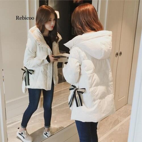 Cotton Coat Womens Thick Korean-style Versatile Students Winter Coat New Style Fashion Cotton-padded Jacket down Coat