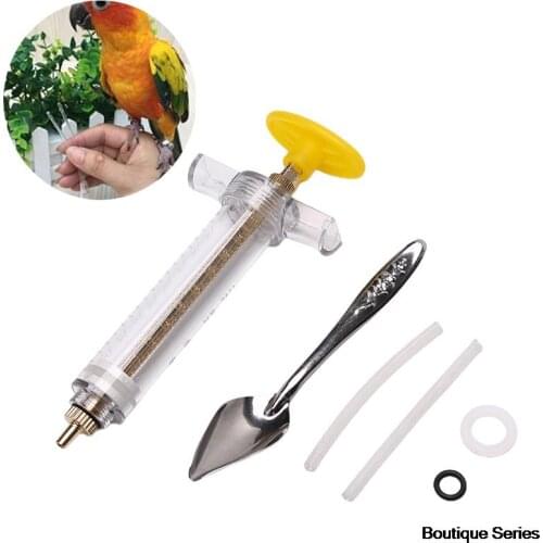1 Pcs 10ml/20ml Parrot Feeding Syringe Hose Parrot Feeding Bird Syringe High Quality Pet Feeding Supplies