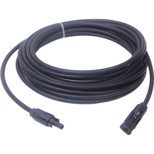2 PCS of Solar Cable Extension 2 Meters Kit With SOLAR Connectors 4mm2 (12AWG) Solar Panel Cable LJ0162