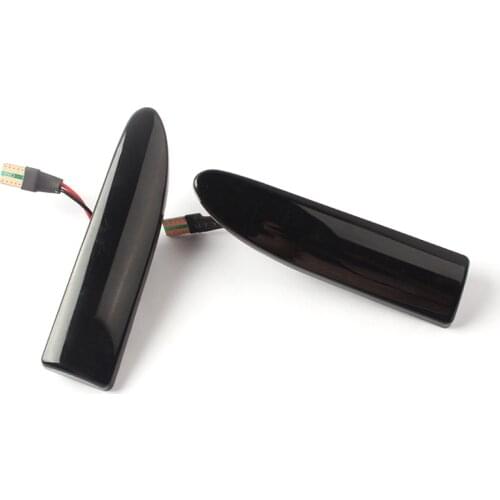 2x LED Flowing Turn Signal Light Sequential Bllinker Side Marker Lights Side Reapeater Lamp For JAGUAR X-TYPE 2002-2009