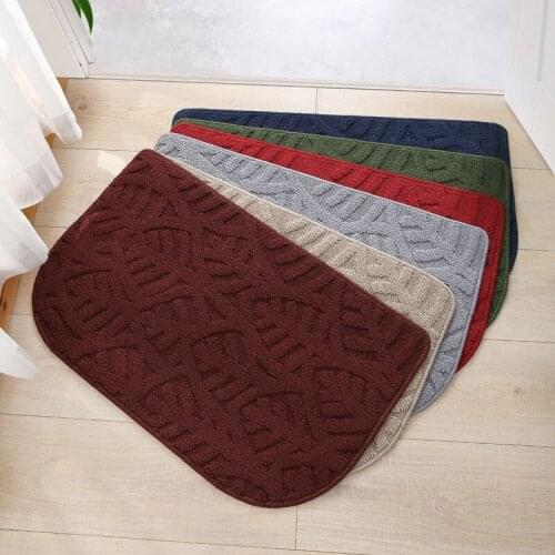2020 Creative Dustproof Bathroom Mats Non Slip PVC Computer Chair Mat Floor Mat Fashion Kitchen Carpet Area Rugs Home Textiles