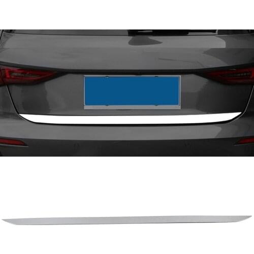 Car Accessories for Audi A3 8Y Sedan 2020 2021 Stainless Steel Glossy Rear Trunk Tailgate Molding Trim