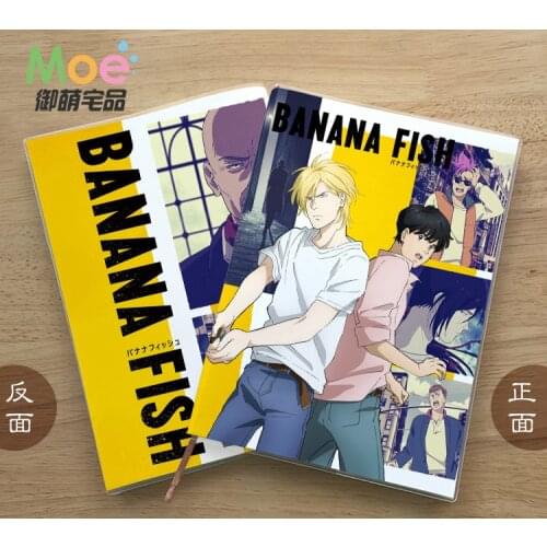 Anime Banana Fish Figure Student Notebook Delicate Eye Protection Notepad 6800 Diary Memo Gift