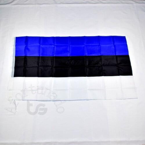 Estonia Estonian Esthonian flag Banner 3x5 Foot 90*150cm Hanging National flag Home Decoration flag