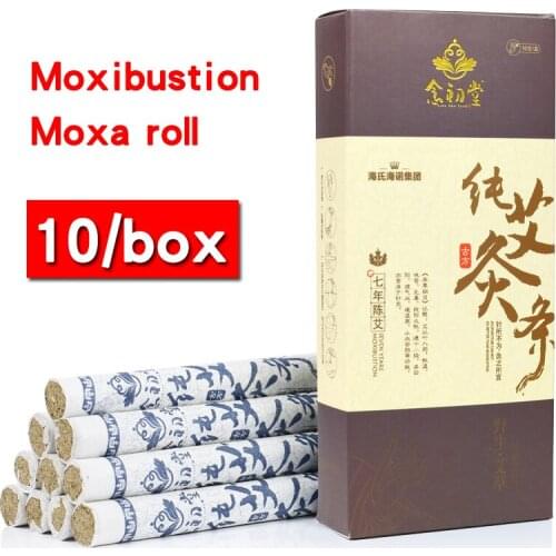 Chinese traditional moxibustion 10 years / 7 years / 5 years / 3 years/pure moxibustion stick moxibustion column pain relief hea