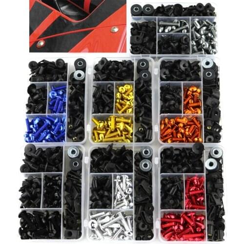Fit For Suzuki DL650 V-Strorm 650 DL1000 V-Strorm 1000 SV GSX 6mm 5mm Motorcycle Complete Fairing Bolts Kit Clips Cowling Bolts