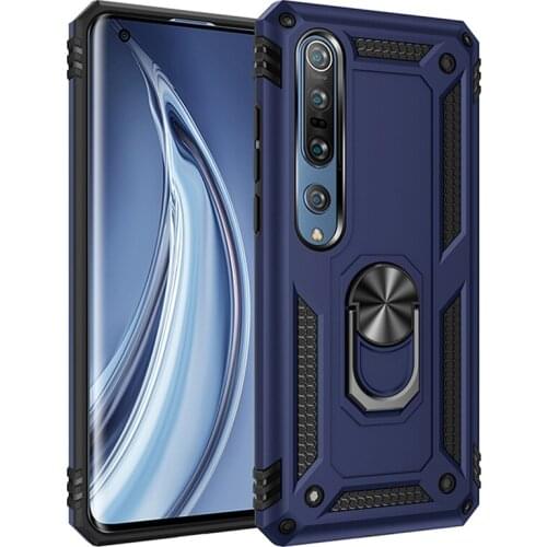 Metal Ring Buckle Stand Phone Case For Xiaomi Mi 10 Pro CC9 CC9E 9 SE Play Note 10 Pro lite 4G 5G Magnetic Car Ring Cover