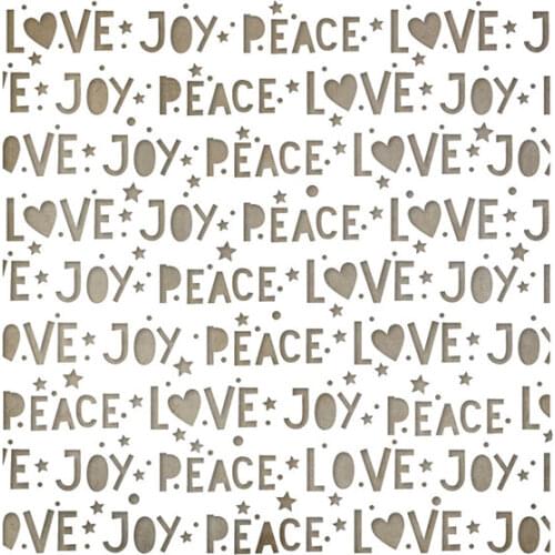 Peace Love Joy Metal Cutting Diary Stencils For Scrapbooking Dies And Stamp Stamps Embossing Mold Diy Paper Cards Craft Cutting