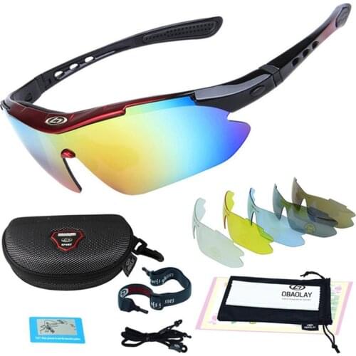2021 Cycling Sunglasses For Men UV-proof Bike Glasses Man Cycling Glasses MTB Goggle/Lenses 5 Lenses Cycling Equipment