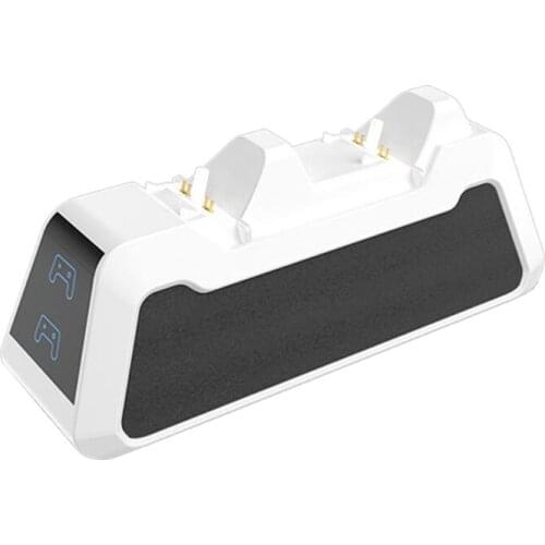2021 New Handle Dual Charging Dock for PS5 Gamepad Accessories Base Mount Adapter Charger