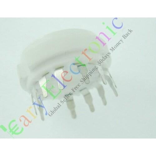 Wholesale and retail 20PCS 12 PIN Ceramic PCB VACCUM TUBE SOCKET SAVER FOR 50CA10 AUDIO tube amp parts free shipping