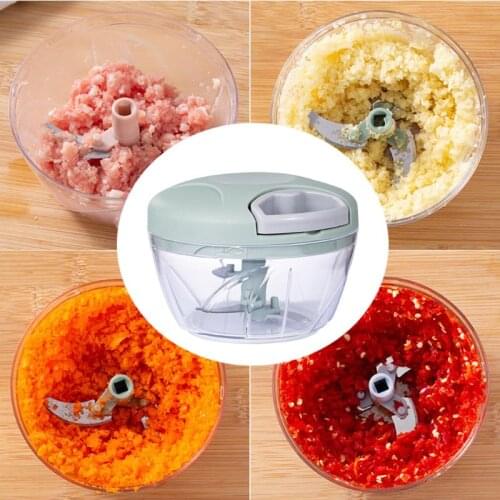 Manual Fruit Vegetable Chopper Hand Pull String Food Cutter Onion Nuts Meat Grinder Mincer Blender Shredder Mixer Kitchen Tool