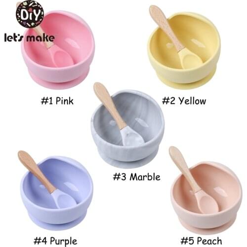 Baby Feeding Silicone Plate Kids Bowl & Spoon Set BPA Free Dishes Tableware Cartoon Shape Children Baby Plate Baby Product