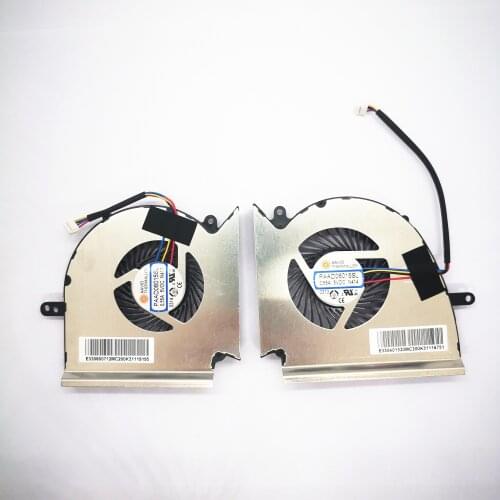 Laptop CPU GPU Cooling Fan For MSI GE75 GP75 GE63 GP63 GL63 GV63 GE73 GL73 VR Raider 8SF 9SG MS-17E2 PAAD06015SL N414 N417