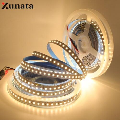 New DC12V 24V 2835 SMD LED Strip Ribbon Tape 60leds/m 240Leds/m Waterproof Flexible LED Light Strip Dropshopping