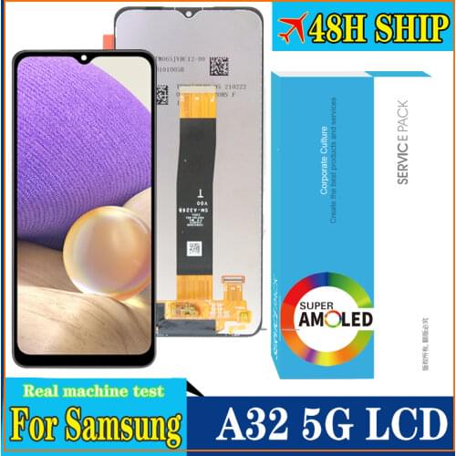 100% Original 6.5'' Display for Samsung Galaxy A32 5G A326 SM-A326B LCD Touch Screen Digitizer Assembly Repair Parts