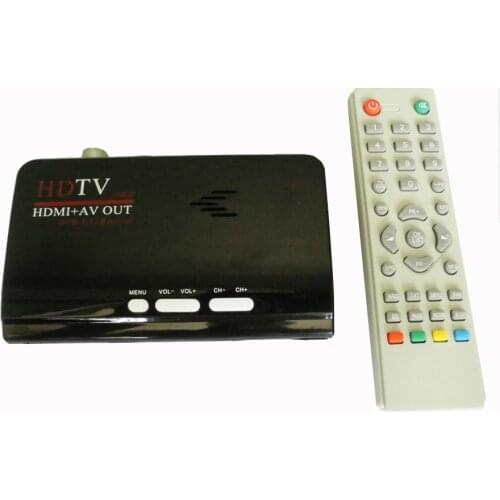 1080P Full HD DVB-T2 DVB-T USB HD TV Receiver Digital Terrestrial HD/AV CVBS External Tv Tuner Converter for lcd monitor