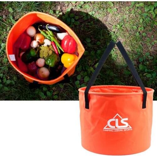 30L Multifunctional Collapsible Portable Travel Outdoor Wash Basin Folding Bucket for Camping Hiking Travelling Fishing Washing