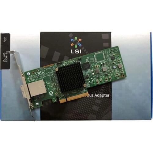 Eastforfuy LSI SAS 9300-8e LSI00343 8-port 12Gb/s SATA+SAS pci-e 3.0 Low Profile Host Bus Adapter