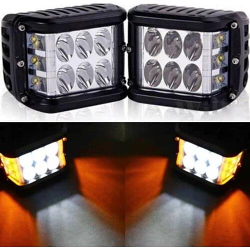 Side spotlight led pod lights 4inch stroboscopic cross country modified light 36W for jeep tractor Truck SUV motorcycle driving