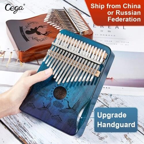 Cega kalimba 17 keys mahogany thumb piano mbira musical Instrument Africa finger piano 30key machine 21 key instrumento musical