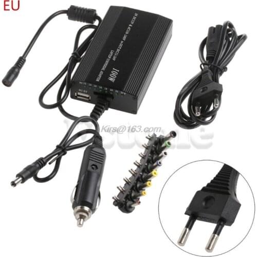 For Laptop In Car DC Charger Notebook AC Adapter Power Supply 100W Universal