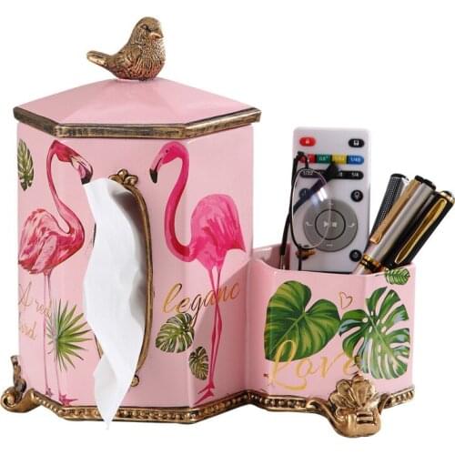 Home Multi-Function Tissue Box Living Room Storage Box Nordic Napkin Holder Tissue Boxes Tissue Box Holder Napkin Holder