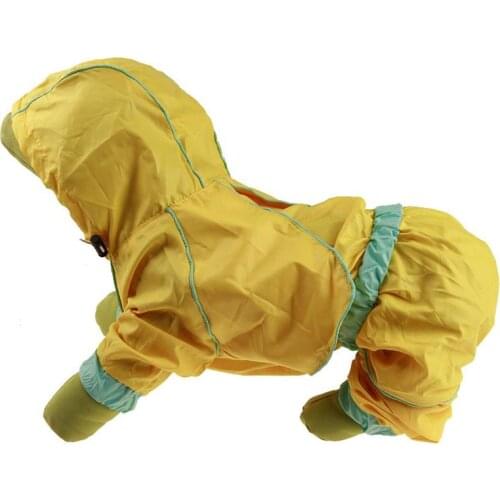 Pet Dog Raincoat Clothes Puppy Casual Camouflage Waterproof Rain Coat Puppy Casual Jacket Costumes Pet Overalls Raincoats