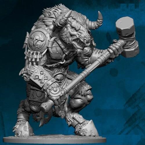 Resin Model figure GK Bultur Minotaur Fantasy theme Unassembled and unpainted kit