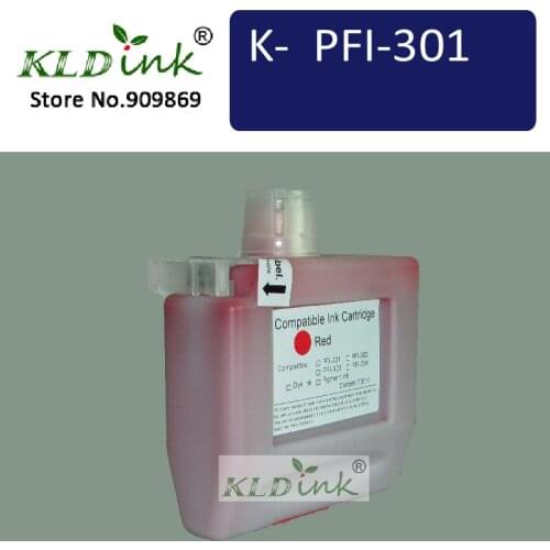 KLDINK - PFI-301R Red Ink Cartridge ( PFI-301 1492B001 Ink)