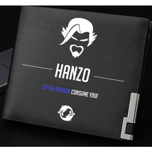 Shimada Hanzo wallet Consume you purse Game short long leather cash case Money notecase Change burse bag Card holders